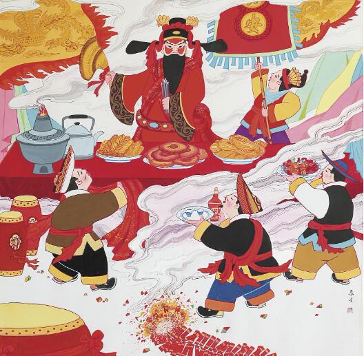 《言赐吉祥》 史家星 绘