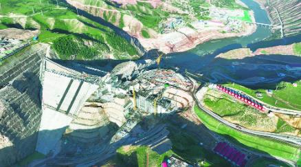 【央企助力青海高质量发展】玛尔挡水电站：抢抓施工黄金期 项目建设“加速跑”