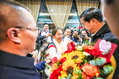 冠军姐姐，青海用最高礼仪迎接你