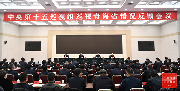 中央第十五巡视组向青海省委反馈巡视情况