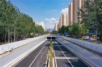 湟中路下穿工程主通道通车