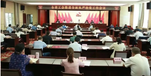 青海省总工会召开2022年全省工会推进 全面从严治党工作会议